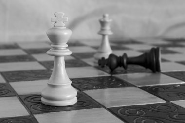 satranç tahtasında fotoğrafı