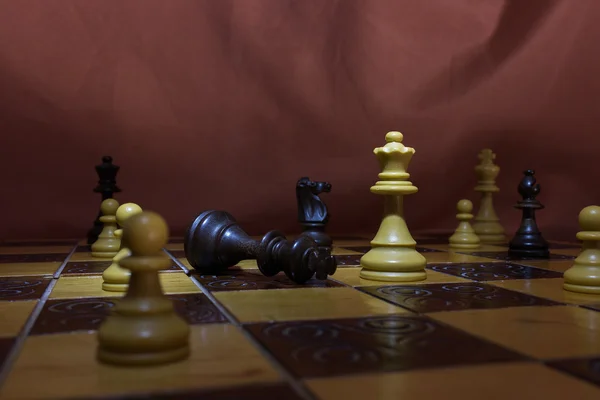 Photographed on a chess board — Stock Photo, Image