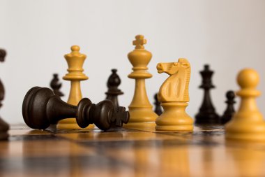 satranç tahtasında fotoğrafı