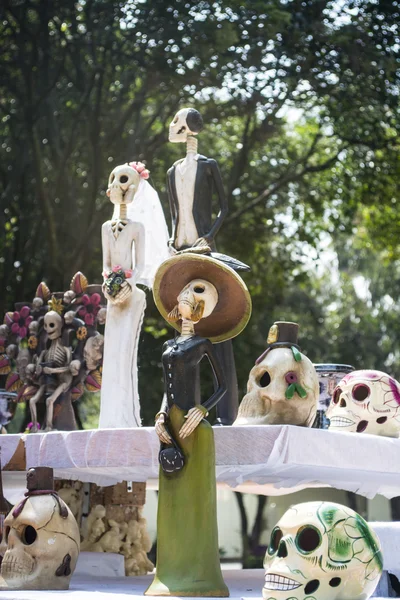 Traditionelle Opfergabe an die Toten in Mexiko — Stockfoto