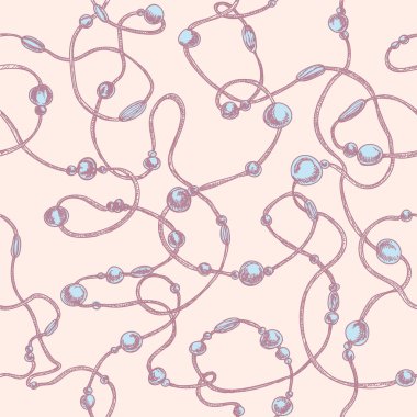 Desen witn ip ve boncuk