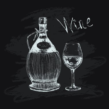 Chianti şişe