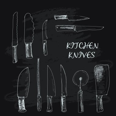 mutfak bıçakları topluluğu