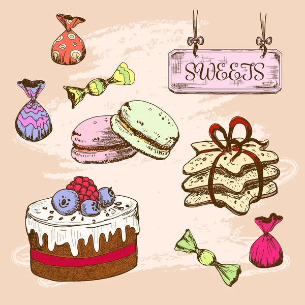 お菓子 — ストックベクタ