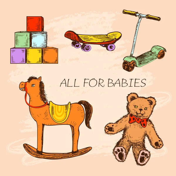 Alles für Babys — Stockvektor