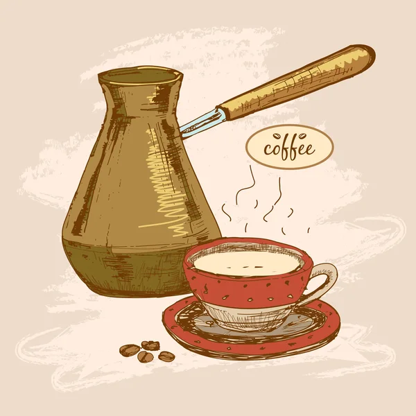 Кофе . — стоковый вектор