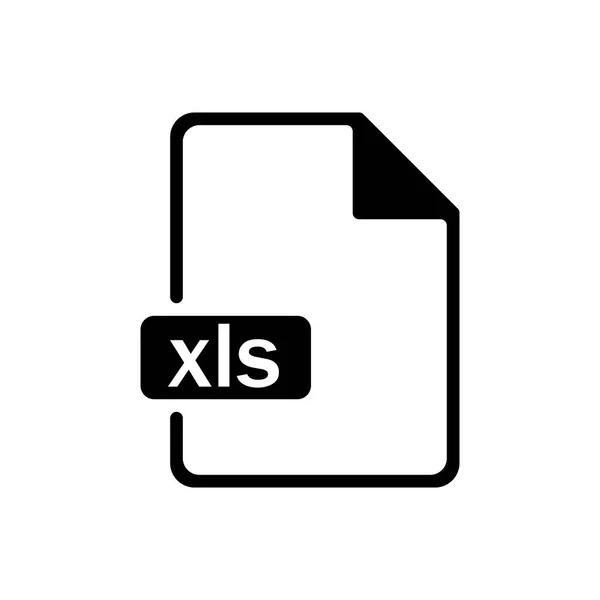 Xls Dokument Outline-Symbol. Symbol, Logoabbildung für mobiles Konzept und Webdesign. — Stockvektor