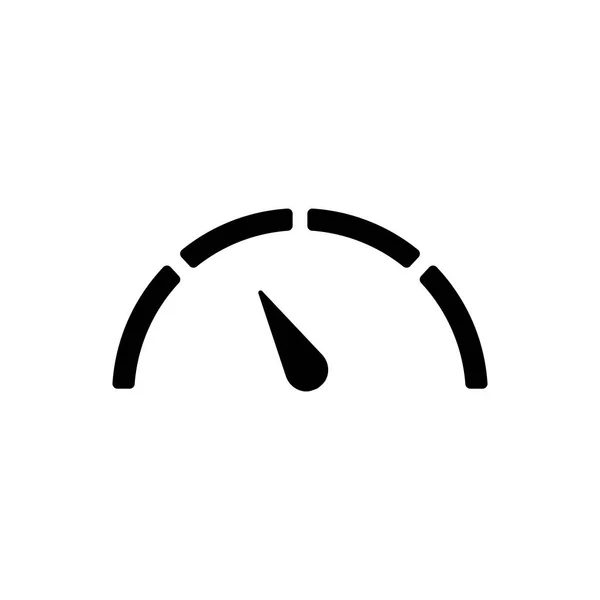 Hastighetsmätare konturikon. Symbol, logotyp illustration för mobila koncept och webbdesign. — Stock vektor