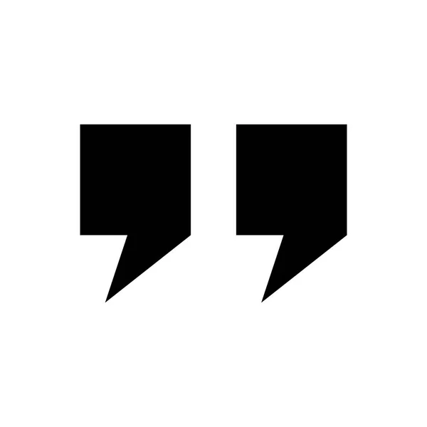 Zitat-Umriss-Symbol. Symbol, Logoabbildung für mobiles Konzept und Webdesign. — Stockvektor