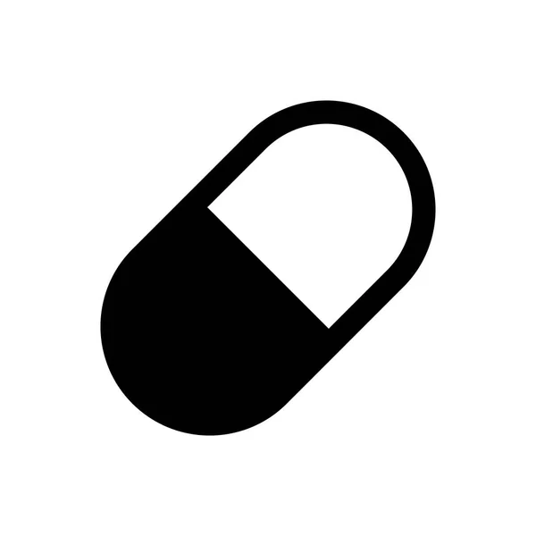 Capsule Outline-Symbol. Symbol, Logoabbildung für mobiles Konzept und Webdesign. — Stockvektor