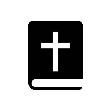 İncil ana hatları simgesi izole edildi. Mobil konsept, web tasarımı ve oyunlar için sembol, logo illüstrasyonu.