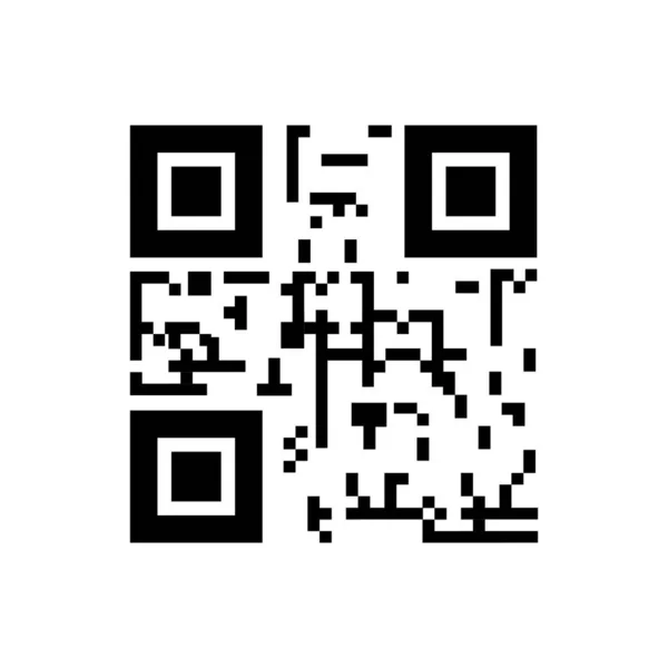 Qr code outline icon. Символ, иллюстрация логотипа для мобильной концепции и веб-дизайна. — стоковый вектор