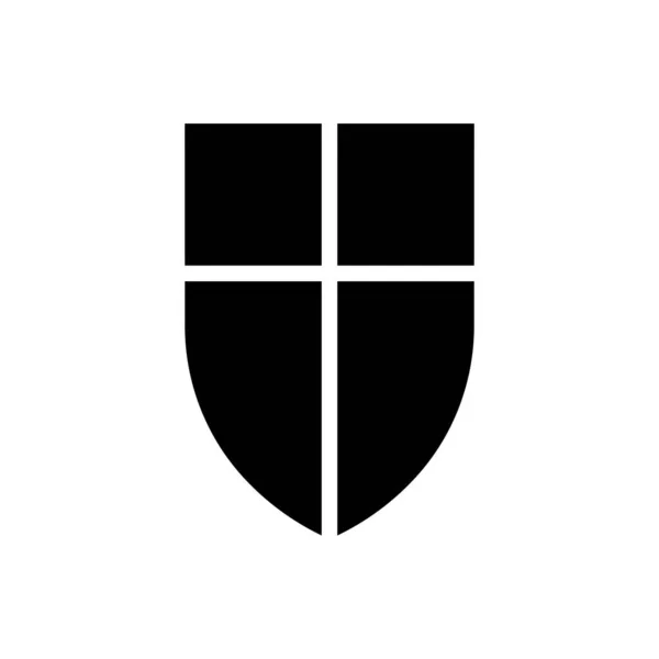 Shield Outline-Symbol. Symbol, Logoabbildung für mobiles Konzept und Webdesign. — Stockvektor