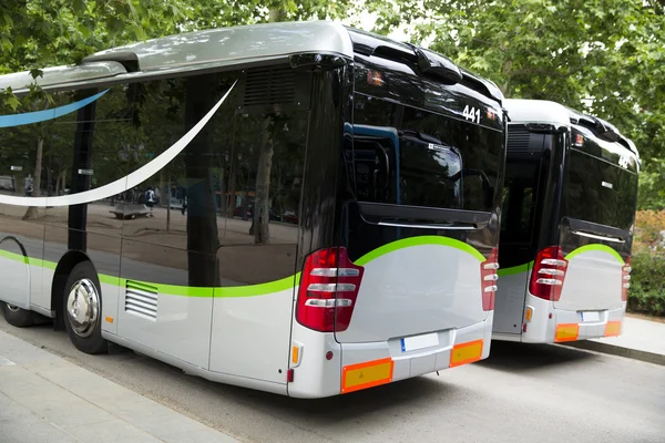 Nová moderní městský autobus — Stock fotografie