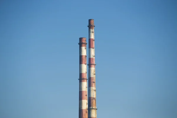 Průmyslové komín — Stock fotografie