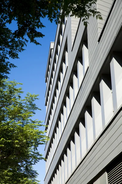 Office buildings in cityscape with a sky blue — Stock Photo, Image