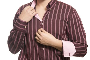 Gövde elega giyiyor emin bilinmeyen iş adamı closeup