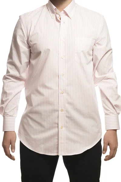 Närbild av torsoen av säker okänd affärsman bära ele — Stockfoto