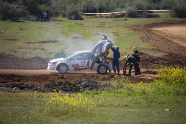 Granada, İspanya - 29 Mart: II Autocross Şampiyonası 