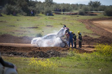 Granada, İspanya - 29 Mart: II Autocross Şampiyonası 