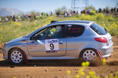 Granada, İspanya - 29 Mart: II Autocross Şampiyonası 