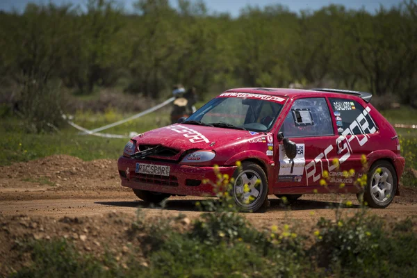 Granada, Spanyolország - március 29-én: Ii Autocross bajnokság "El Chaparr — Stock Fotó