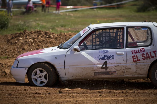 Granada, Spanyolország - március 29-én: Ii Autocross bajnokság "El Chaparr — Stock Fotó