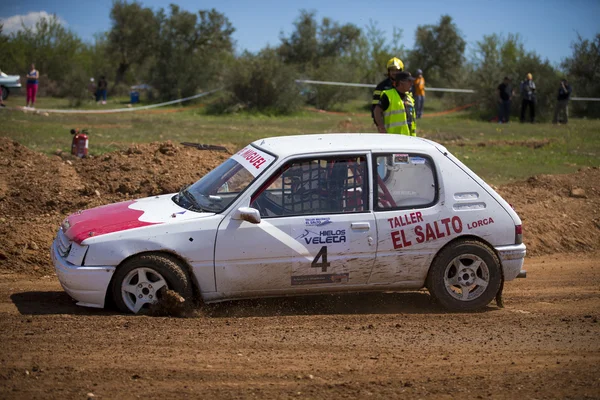 Granada, Spanyolország - március 29-én: Ii Autocross bajnokság "El Chaparr — Stock Fotó