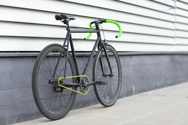 Fixie bike on urban background. Fixed bike. Stock Photo by ©juananbarros  86842052