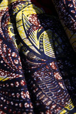 Afrika kumaş. Doğal Kumaşlar.