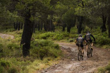 Granada, İspanya - Haziran 1: Rekabet dağ bisikleti 
