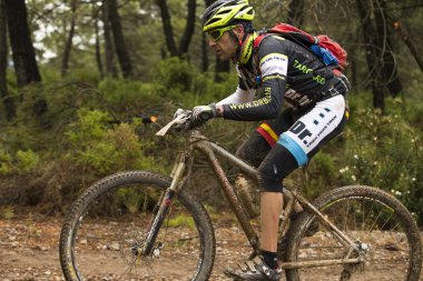 Granada, İspanya - Haziran 1: Rekabet dağ bisikleti 