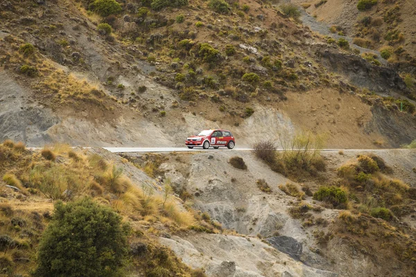Granada, Spanje - 27 Sep: Onbekende Racer in de "Primer Rally-Crono el Purche", op september 27, 2014 in Granada, Spanje. — Stockfoto