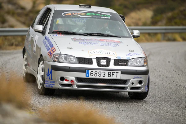 Granada, Hiszpania - Sep 27: Nieznany Racer w "Primer Rally-Crono el Purche", na 27 września 2014 w Granada, Hiszpania. — Zdjęcie stockowe