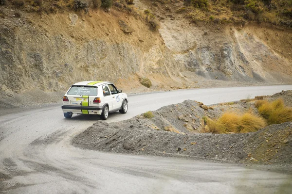 Granada, Spanje - 27 Sep: Onbekende Racer in de "Primer Rally-Crono el Purche", op september 27, 2014 in Granada, Spanje. — Stockfoto