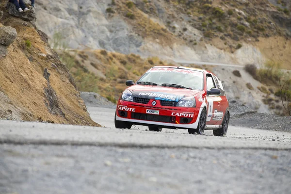 GRANADA, SPAGNA - 27 SETTEMBRE: Sconosciuto Racer nel "Primer Rally-Crono el Purche", il 27 settembre 2014 a Granada, Spagna . — Foto Stock