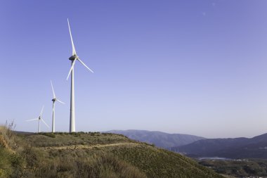 Eko güç, rüzgar türbinleri.