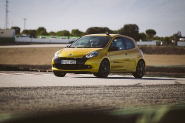 GRANADA - DECEMBER 5: Racing car in TRACKDAY CIRCUITO MIKE G GUA