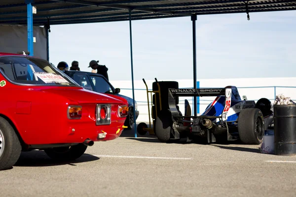 Rennwagen auf der Rennstrecke mike g guadix — Stockfoto