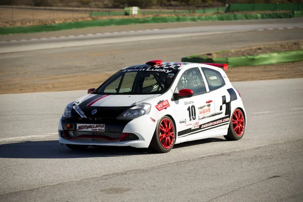 GRANADA - DECEMBER 5: Racing car in TRACKDAY CIRCUITO MIKE G GUA — Stock Fotó