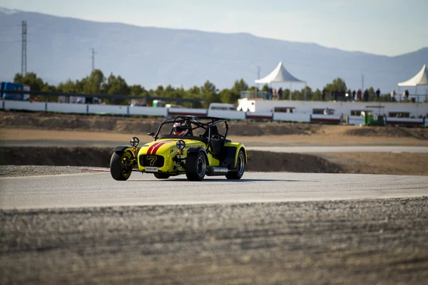 GRANADA - DECEMBER 5: Racing car in TRACKDAY CIRCUITO MIKE G GUA — Zdjęcie stockowe