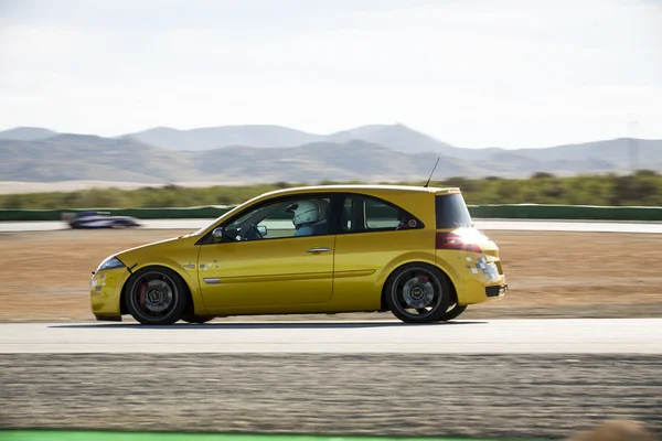 Гоночный автомобиль в TRACKDAY CIRCUITO MIKE G GUADIX — стоковое фото