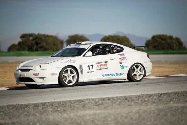 Гоночный автомобиль в TRACKDAY CIRCUITO MIKE G GUADIX — стоковое фото