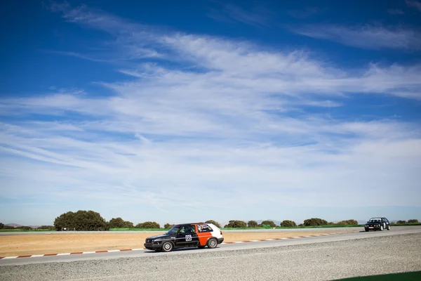 Wyścigi samochodowe w Trackday Circuito Mike G Guadix — Zdjęcie stockowe