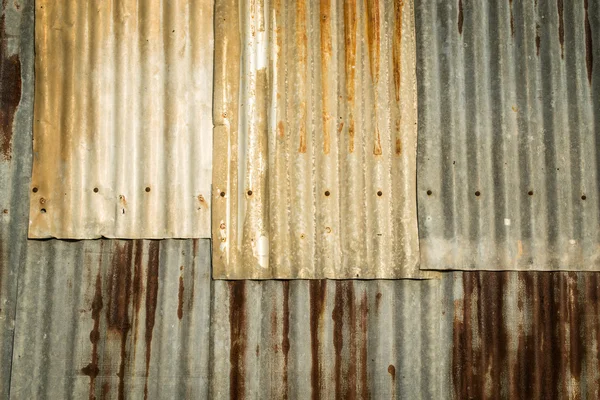 Textura de zinco e enferrujado — Fotografia de Stock