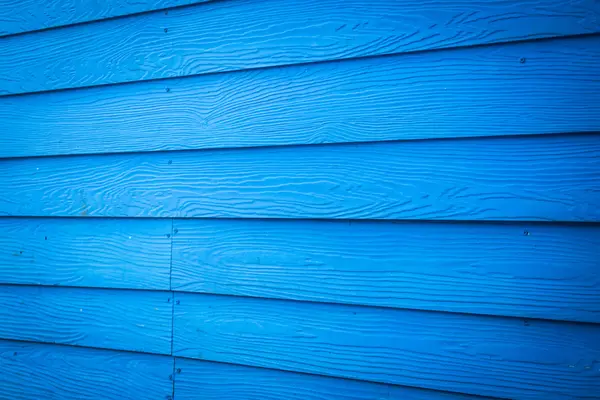 Blå mönstrad trä golv — Stockfoto