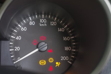 Araba hız kontrol paneli