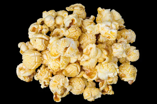 Grup izole karamelli patlamış mısır