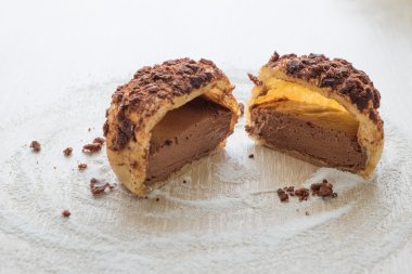 Çikolatalı krem puf kek. Pasta Kek