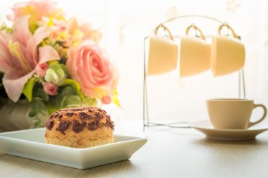 Çikolatalı krem puf kek. Pasta Kek